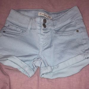 vanillaSTAR girls, light blue shorts